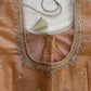 Dusty Rose Silver Maggam work blouse