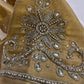 Gold Silver Maggam work blouse