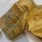 Gold Silver Maggam work blouse