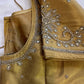 Gold Silver Maggam work blouse