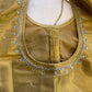 Gold Silver Maggam work blouse