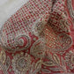Pink Silver Maggam work blouse