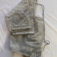 Silver Maggam work blouse