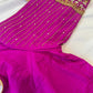 Purple Maggam work blouse