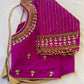 Purple Maggam work blouse