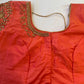 Peach Maggam work blouse