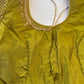 Green Maggam work blouse