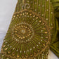 Green Maggam work blouse