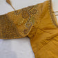 Golden Maggam work blouse