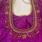 Purple Maggam work blouse