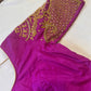 Purple Maggam work blouse