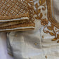 Silver Maggam work blouse