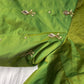 Green Silk Blouse with mirror and aari work