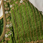 Green Silk Blouse Maggam aari work
