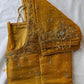 Golden Maggam aari Silk Blouse work