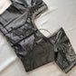 Grey Silver Maggam aari Silk Blouse work