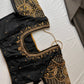 Black Silk Maggam Aari Work Blouse