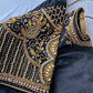 Black Silk Maggam Aari Work Blouse