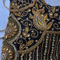 Black Silk Maggam Aari Work Blouse