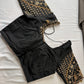 Black Silk Maggam Aari Work Blouse