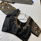 Black Silk Maggam Aari Work Blouse