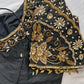 Black Silk Maggam Aari Work Blouse