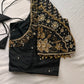 Black Silk Maggam Aari Work Blouse