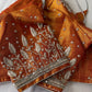 Orange Tissue Silk Maggam Aari Work Blouse