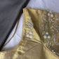 Gold Pearl Tissue Silk Maggam Aari Work Blouse