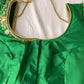 Green Silk Maggam Aari Work Blouse