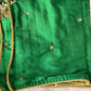 Green Silk Maggam Aari Work Blouse