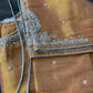 Rust Orange Tissue Silk Embroidery Aari Work Blouse