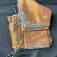 Rust Orange Tissue Silk Embroidery Aari Work Blouse