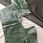 Green Tissue Silk Embroidery Aari Work Blouse