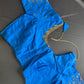 Turqouise Blue Silk Maggam Aari Work Blouse
