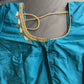 Teal Silk Maggam Aari Work Blouse