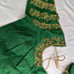 Green Maggam Aari Embroidery Blouse