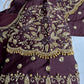 Brown Maggam Aari Embroidery Blouse