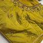 Green Maggam Aari Embroidery Blouse