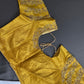 Golden Maggam Aari Embroidery Blouse