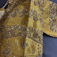 Golden Maggam Aari Embroidery Blouse