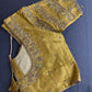 Golden Maggam Aari Embroidery Blouse