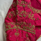Pink Maggam Aari Embroidery Blouse