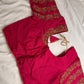Pink Maggam Aari Embroidery Blouse
