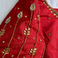 Red Maggam Aari Embroidery Blouse