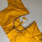 Yellow Maggam Aari Embroidery Blouse