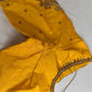 Yellow Maggam Aari Embroidery Blouse