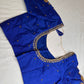 Blue Maggam Aari Embroidery Blouse
