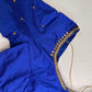 Blue Maggam Aari Embroidery Blouse