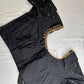 Black Maggam Aari Embroidery Blouse